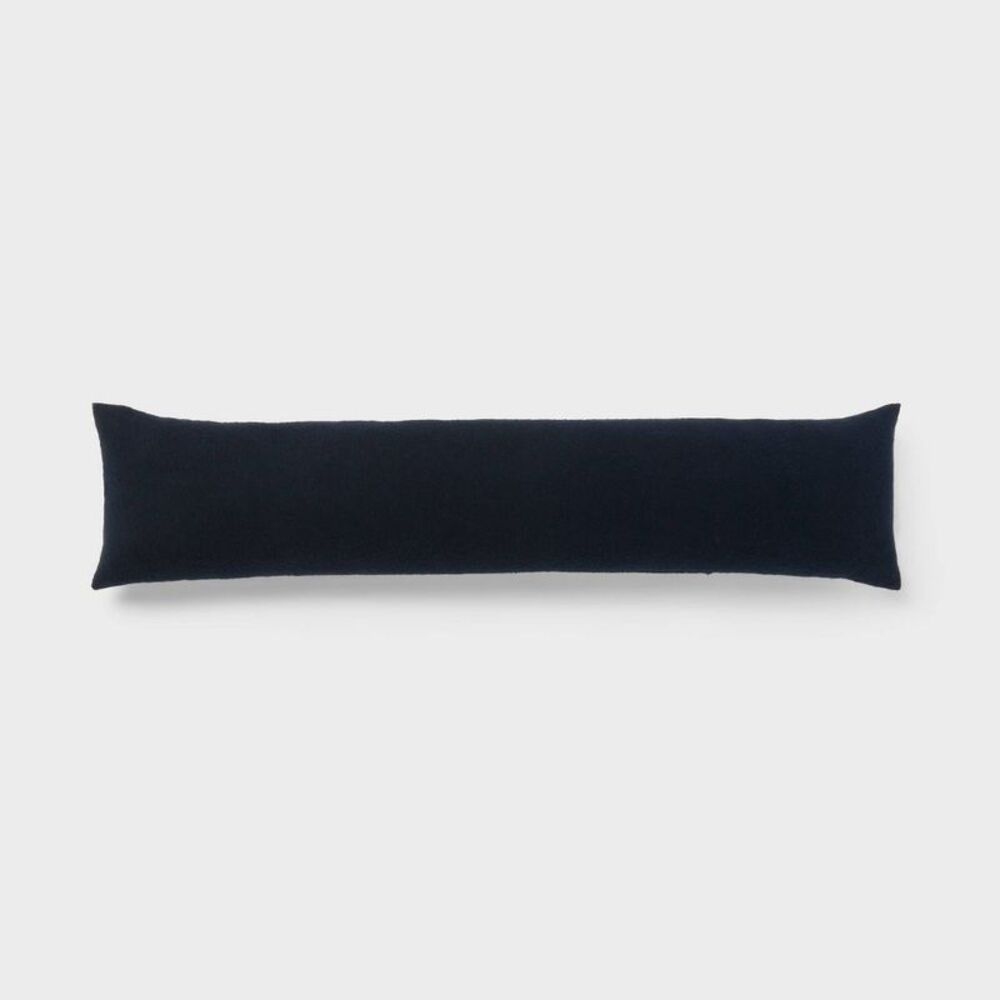 Lumbar Boucle Colorblock Decorative Throw Pillow Dark Navy Blue - Threshold